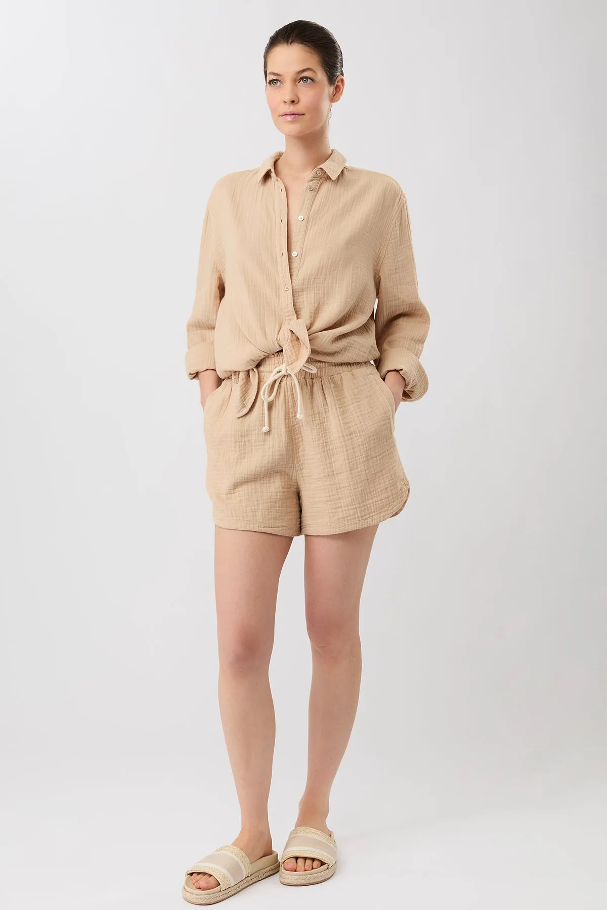 Santa Monica Shorts Soft Suede