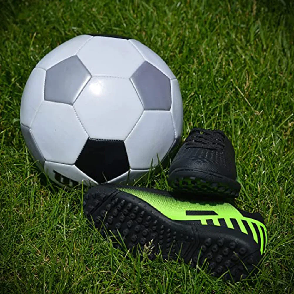 Santos JR. Turf Soccer Shoes - Black/Green