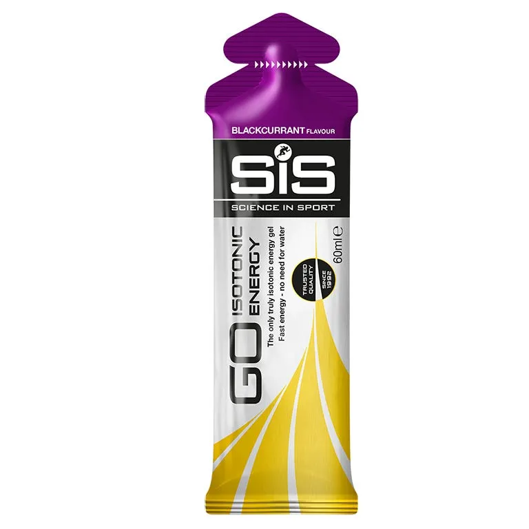 SIS Go Plus Isotonic Energy Gels - Blackcurrant (Single Serving)