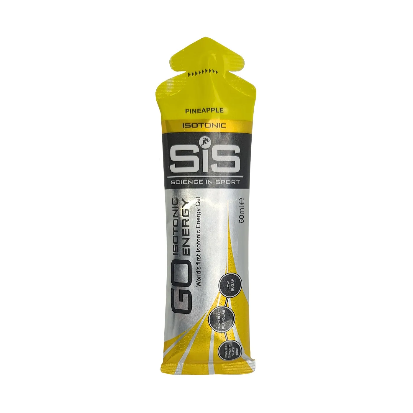 SIS Go Plus Isotonic Energy Gels - Pineapple (Single Serving)