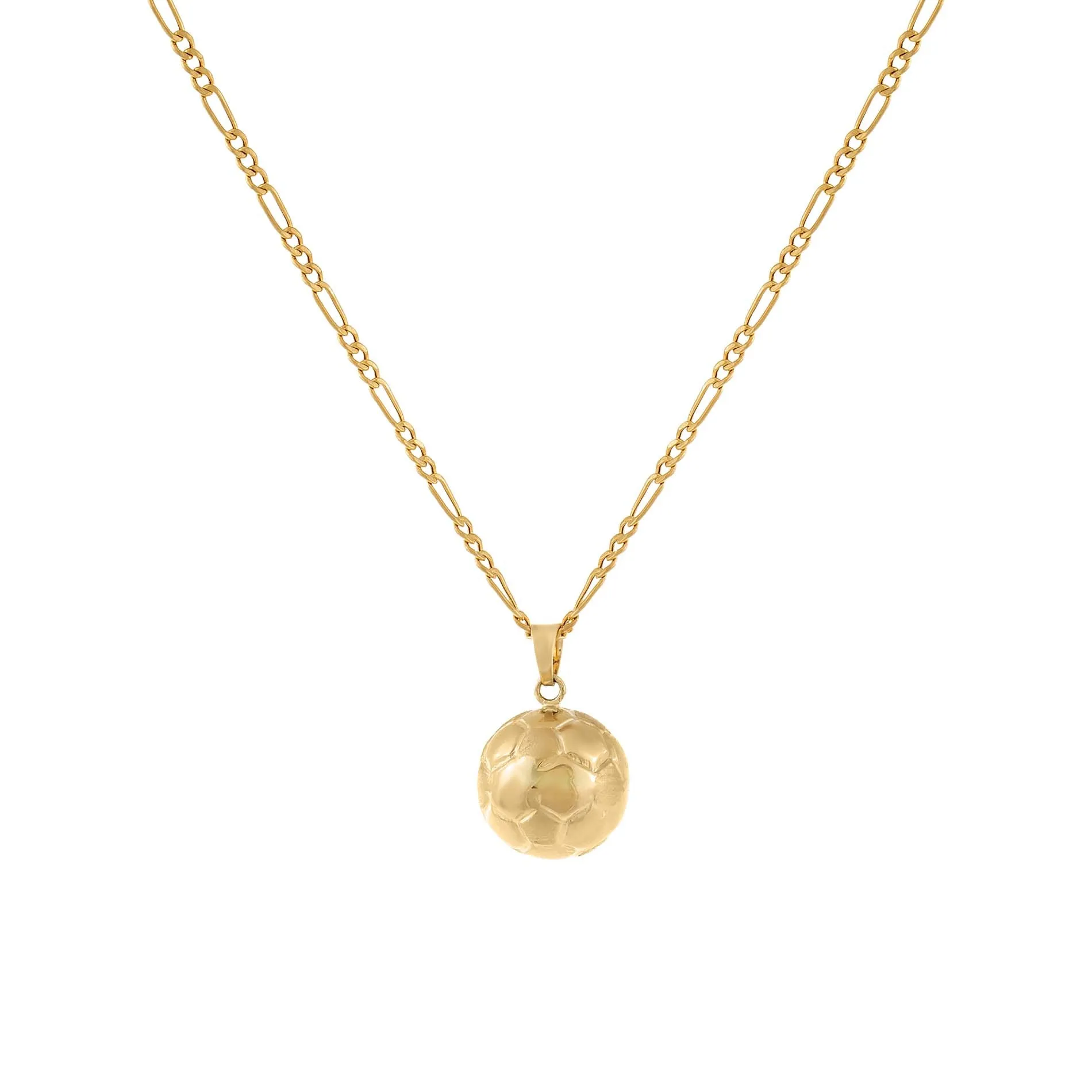 Soccer Ball Necklace 14K