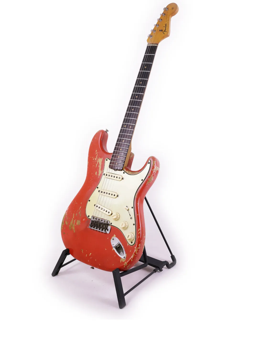 SOLD - Vintage Fender L Series Stratocaster – Fiesta Red – USA 1964