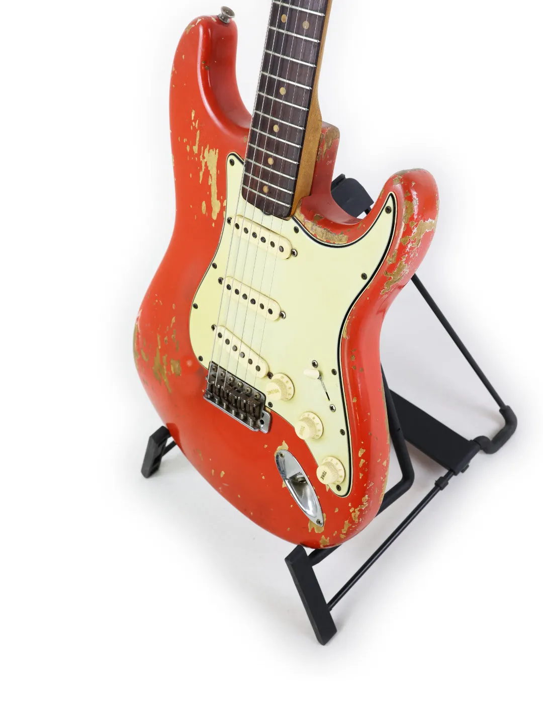 SOLD - Vintage Fender L Series Stratocaster – Fiesta Red – USA 1964