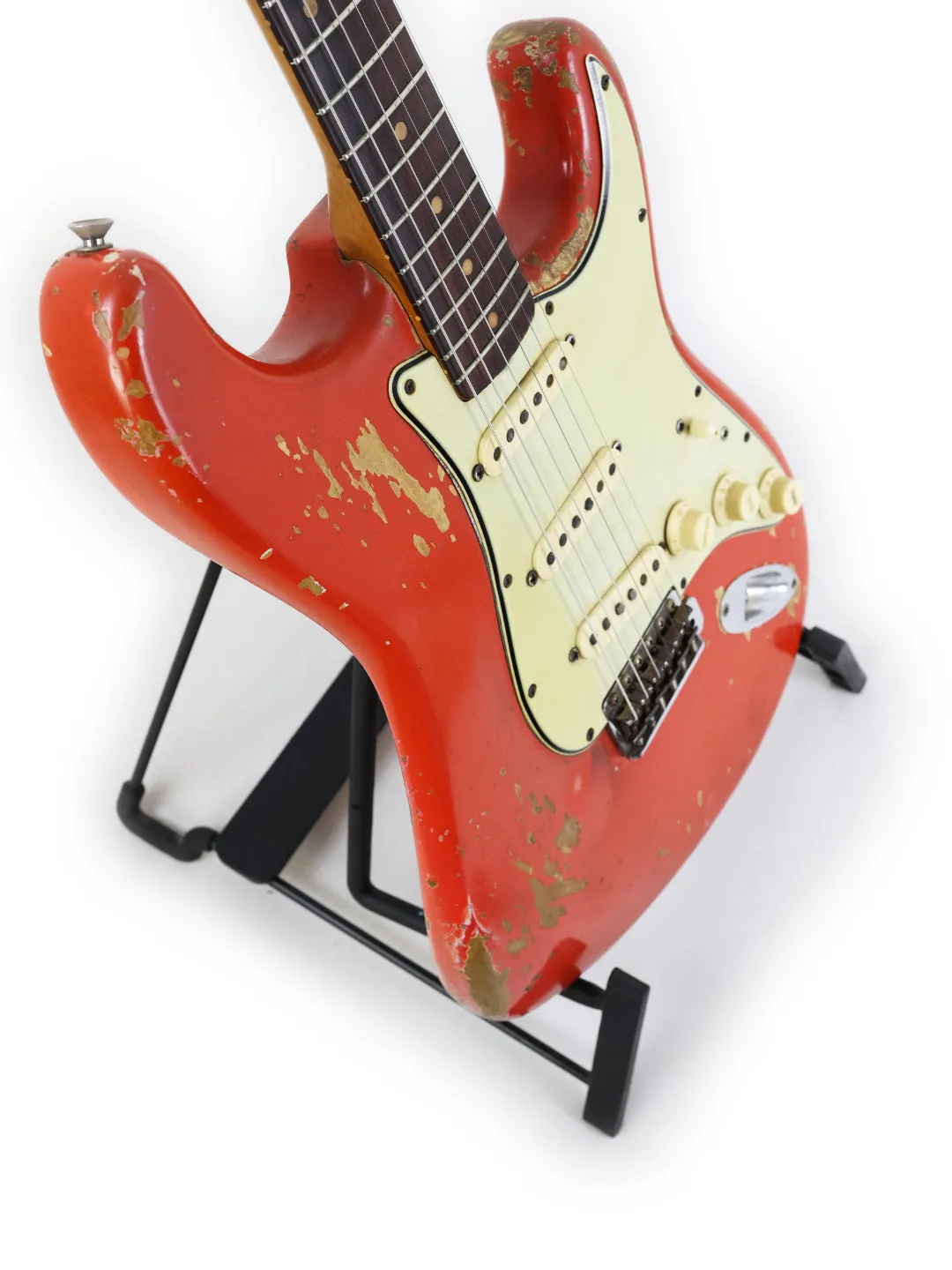 SOLD - Vintage Fender L Series Stratocaster – Fiesta Red – USA 1964