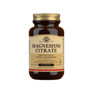 SOLGAR MAGNESIUM CITRATE 60 TABS - DATED 12/24