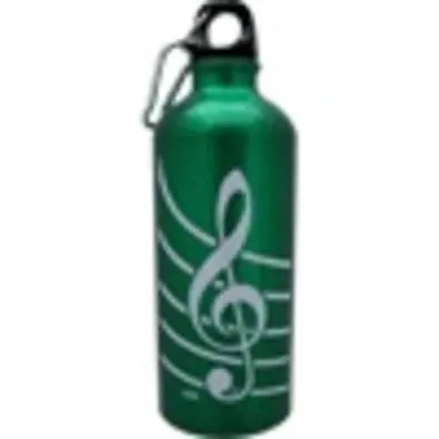 SPORTS BOTTLE ALUMINIUM TREBLE CLEF GREEN