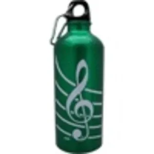 SPORTS BOTTLE ALUMINIUM TREBLE CLEF GREEN