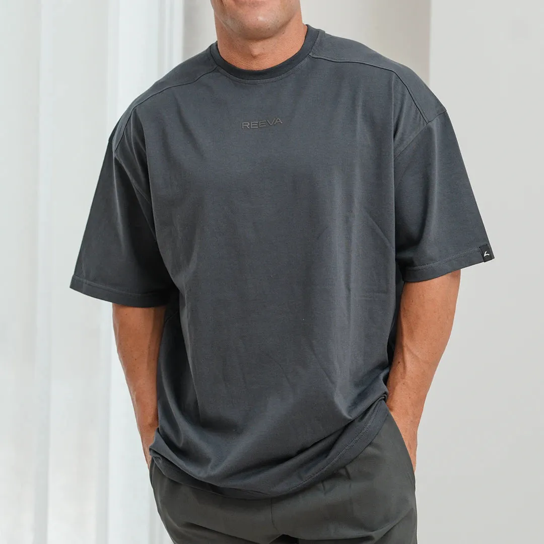 Sports Shirt Cotton Grey - Wide Fit