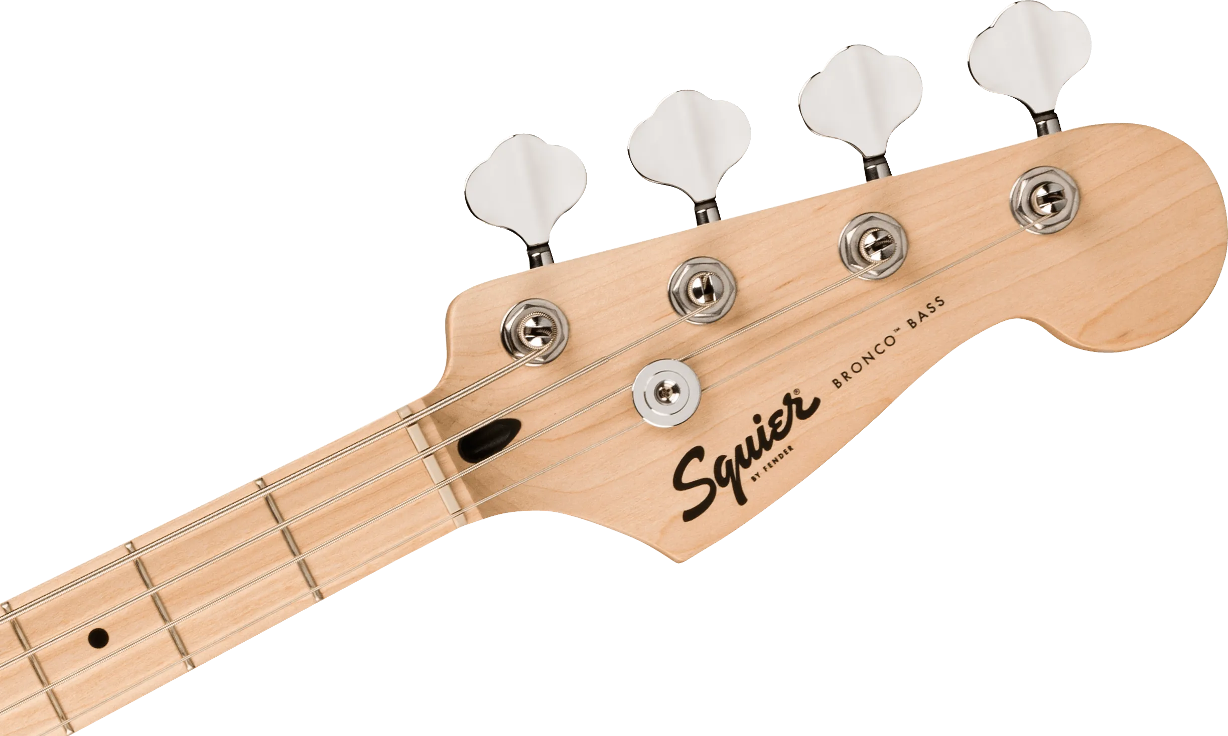 Squier Sonic Bronco Bass, Maple Fingerboard, White Pickguard, Arctic White