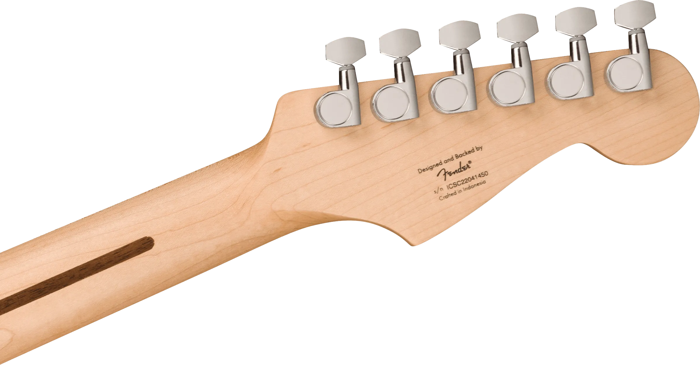 Squier Sonic Stratocaster Left-Handed, Maple Fingerboard, White Pickguard, Black