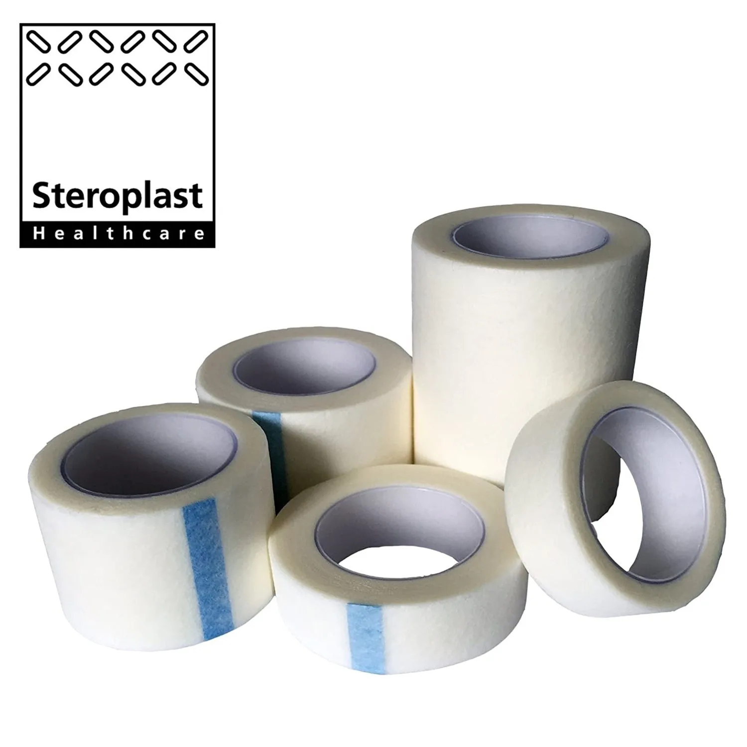 Sterotape Hypoallergenic Surgical Tape | 1.25cm x 10m | Pack of 24 Rolls