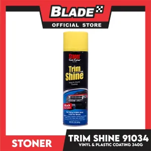 Stoner 91034 Trim Shine Vinyl And Plastic Coating 12oz 340g