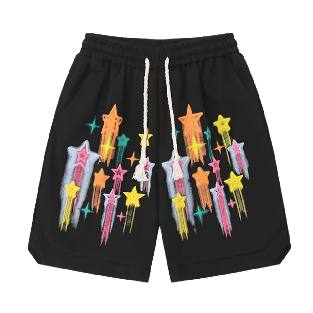Street Pentagram Sports Cotton Shorts