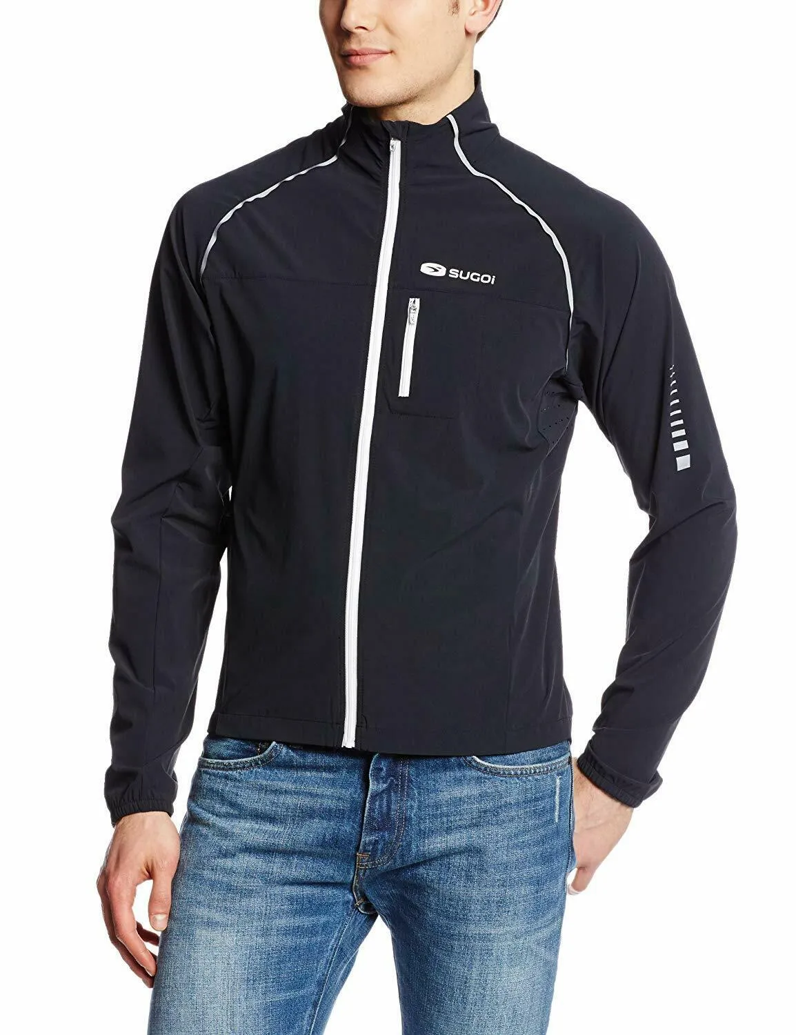 Sugoi Mens RSR Lightweight Sports Jacket - Black