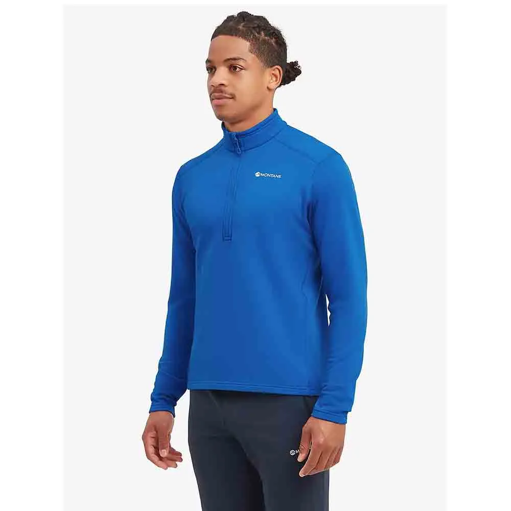 男裝高領拉鍊長袖快乾T恤 Men's Dart Zip Neck LS
