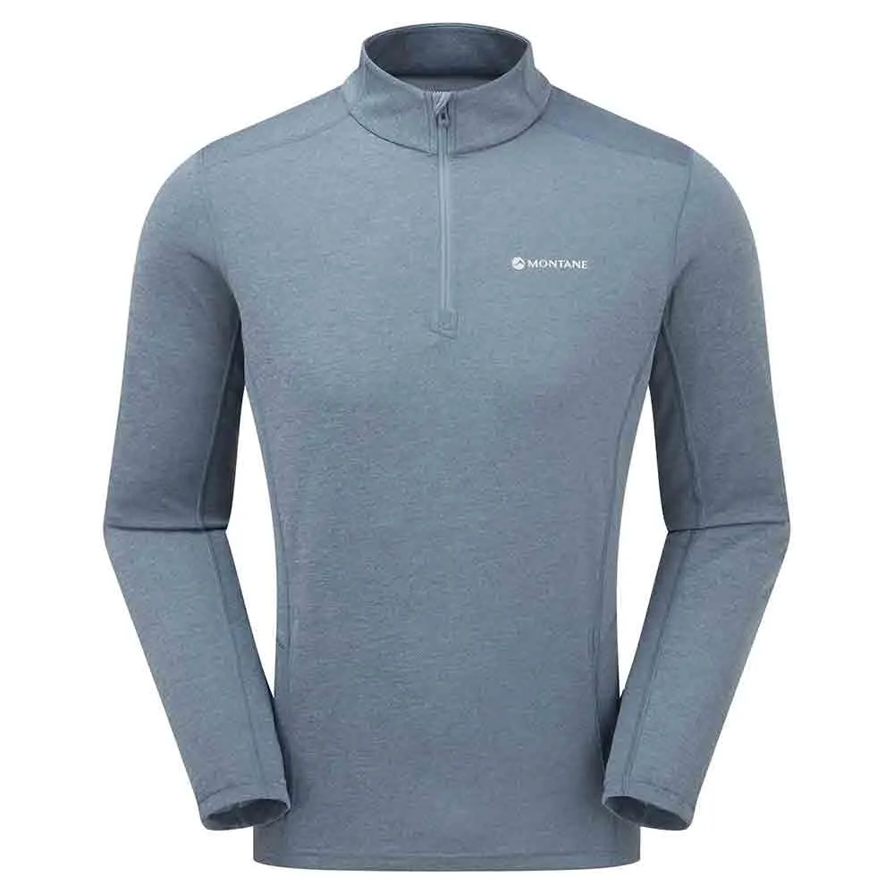 男裝高領拉鍊長袖快乾T恤 Men's Dart Zip Neck LS