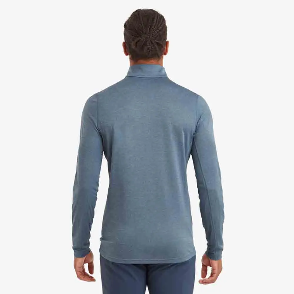 男裝高領拉鍊長袖快乾T恤 Men's Dart Zip Neck LS