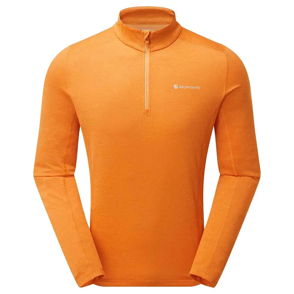 男裝高領拉鍊長袖快乾T恤 Men's Dart Zip Neck LS