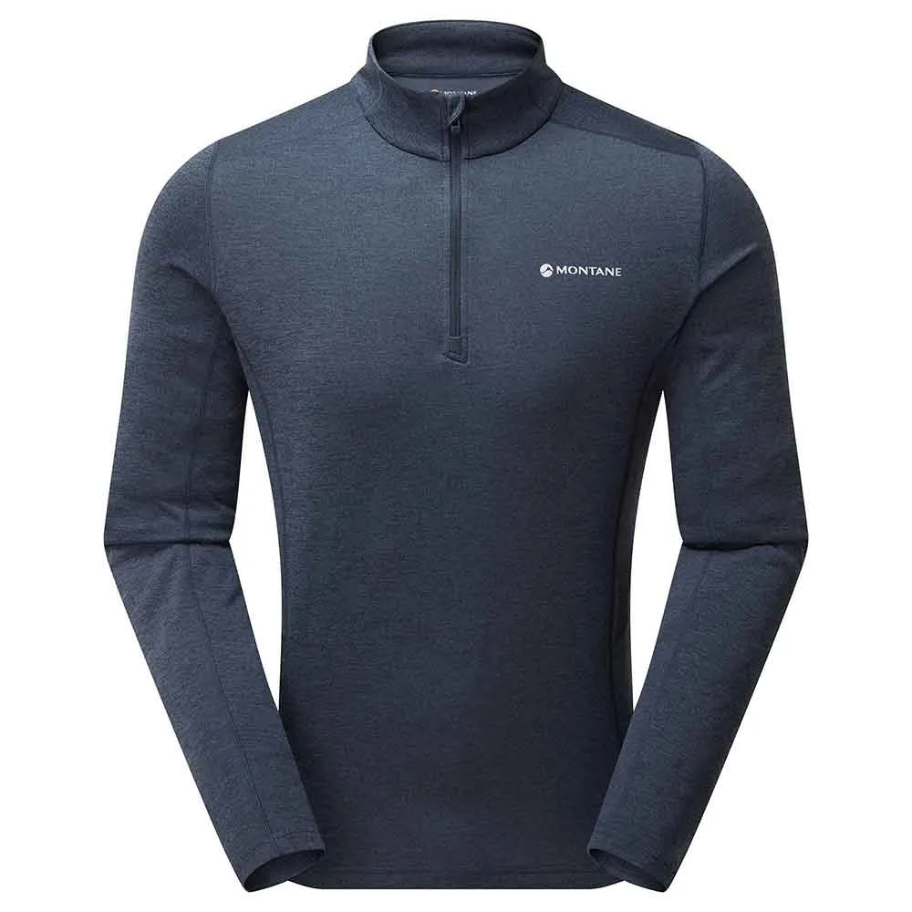 男裝高領拉鍊長袖快乾T恤 Men's Dart Zip Neck LS
