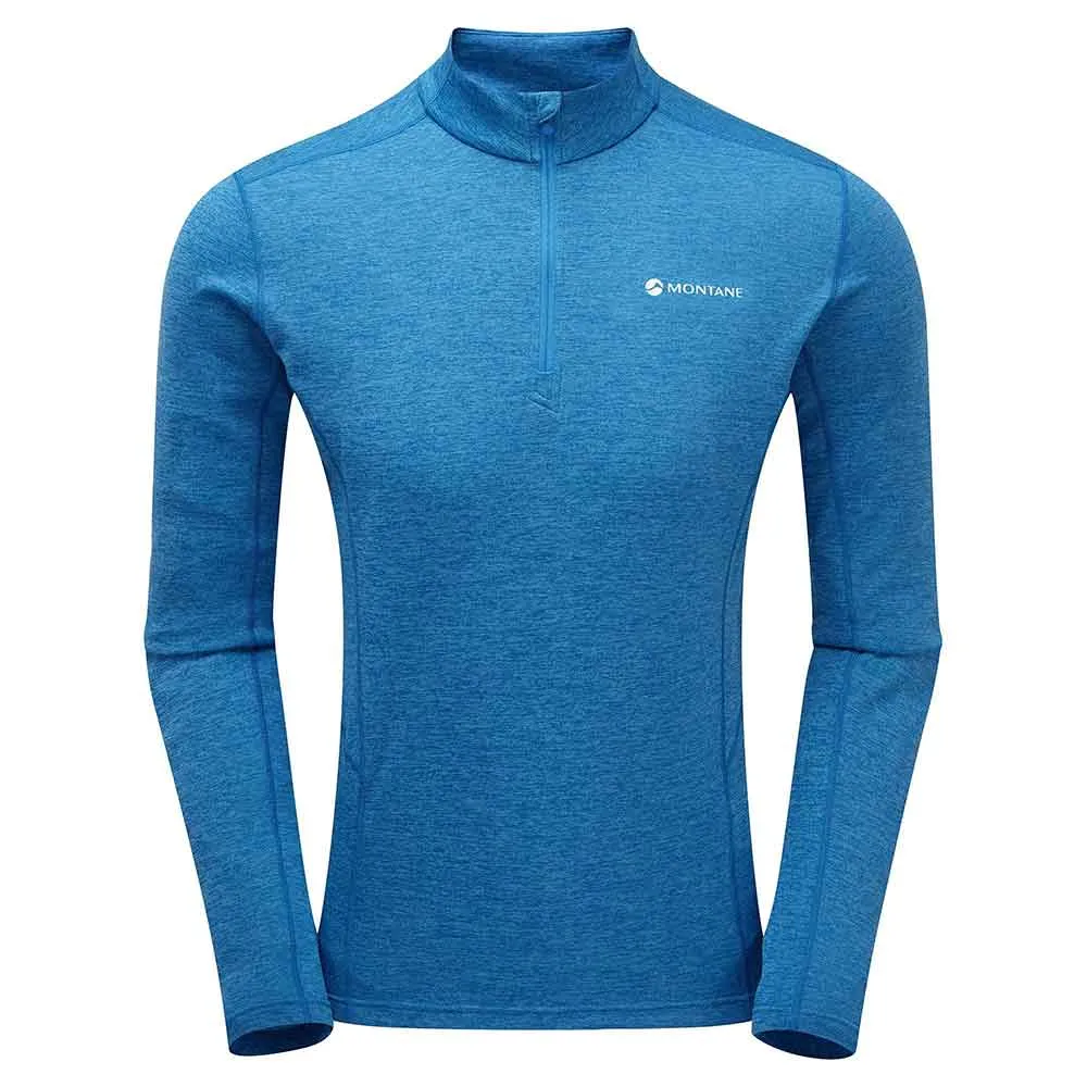 男裝高領拉鍊長袖快乾T恤 Men's Dart Zip Neck LS