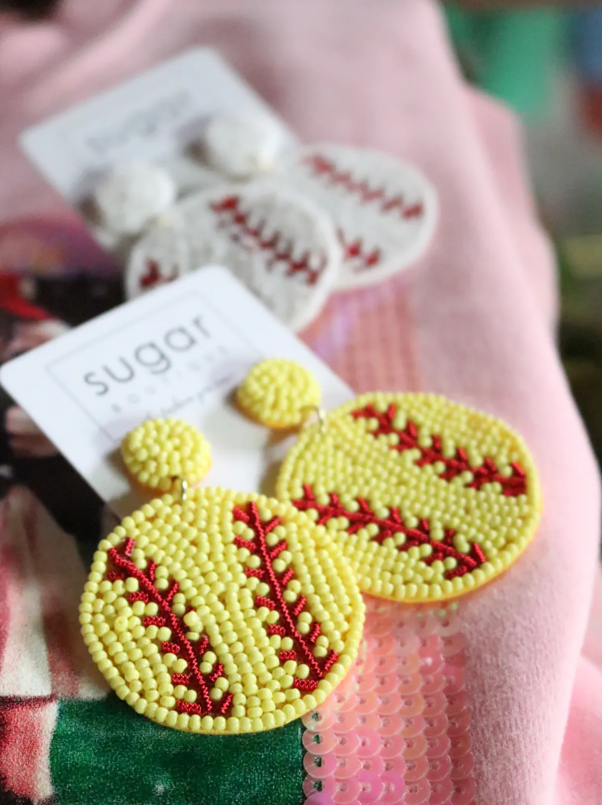 Take Me Out To The Ballgame Earrings