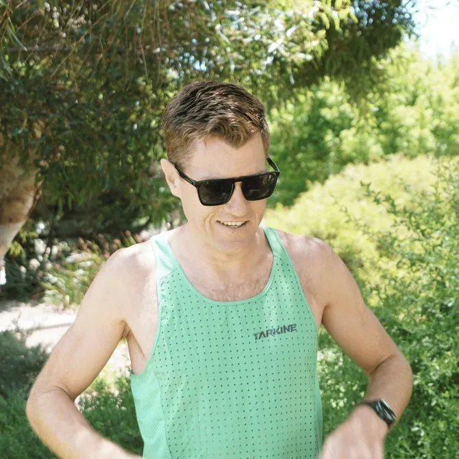 TARKINE MEN'S ECO-SOFT RACER SINGLET