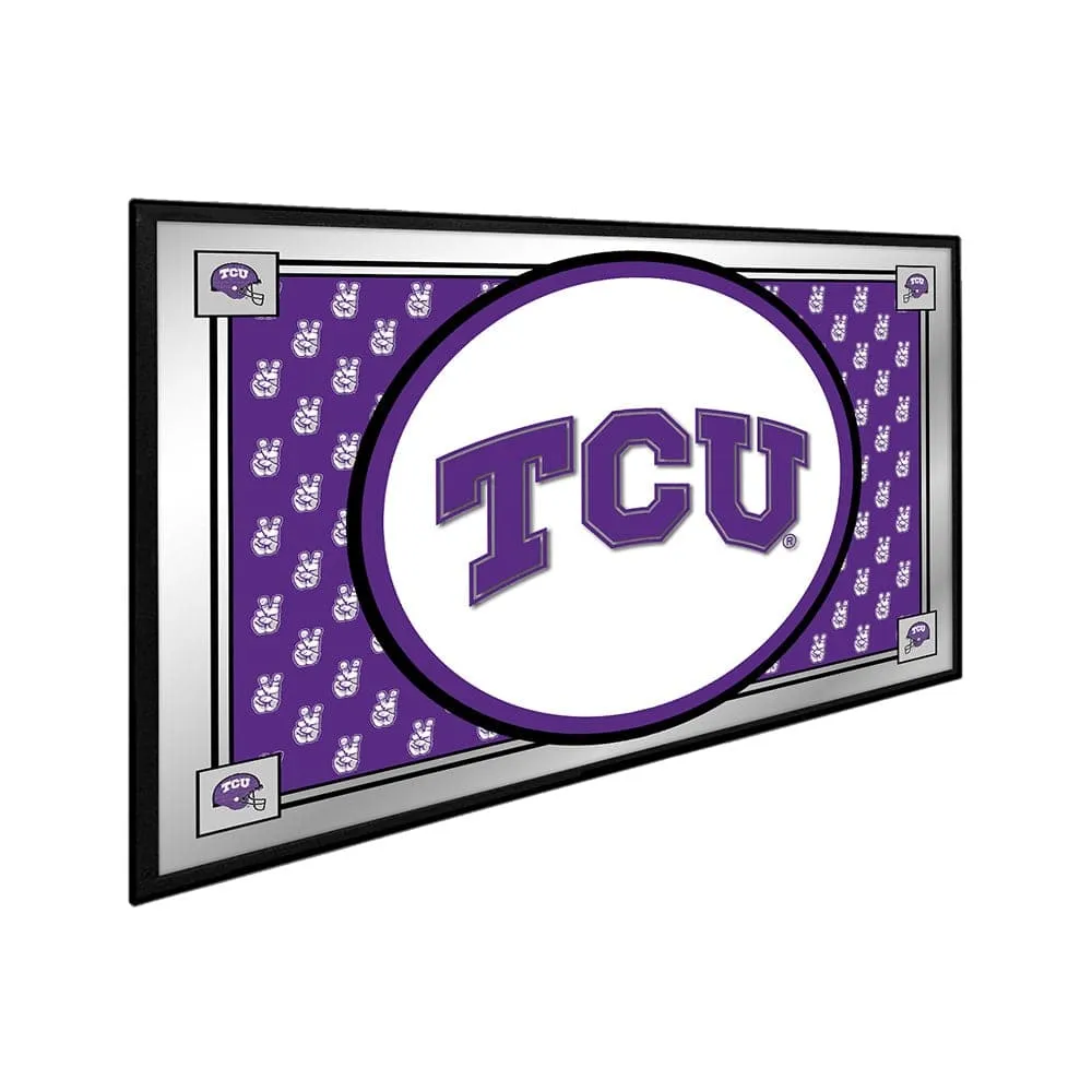 TCU Horned Frogs: Team Spirit - Framed Mirrored Wall Sign