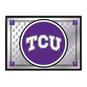 TCU Horned Frogs: Team Spirit - Framed Mirrored Wall Sign
