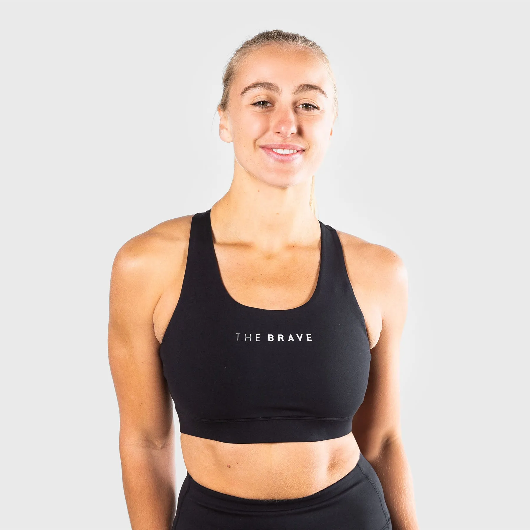 THE BRAVE - WOMEN'S SCULPT SPORTS BRA - BLACK