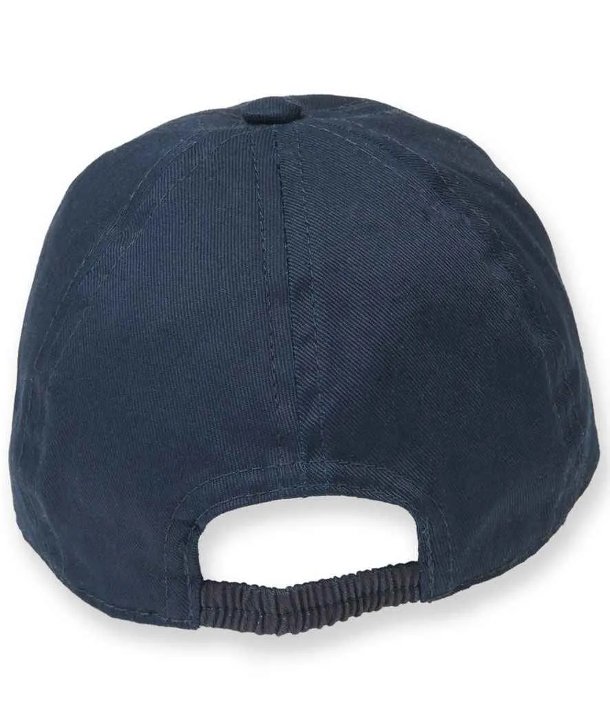 Toddler personalised elasticated cap - choose your colour