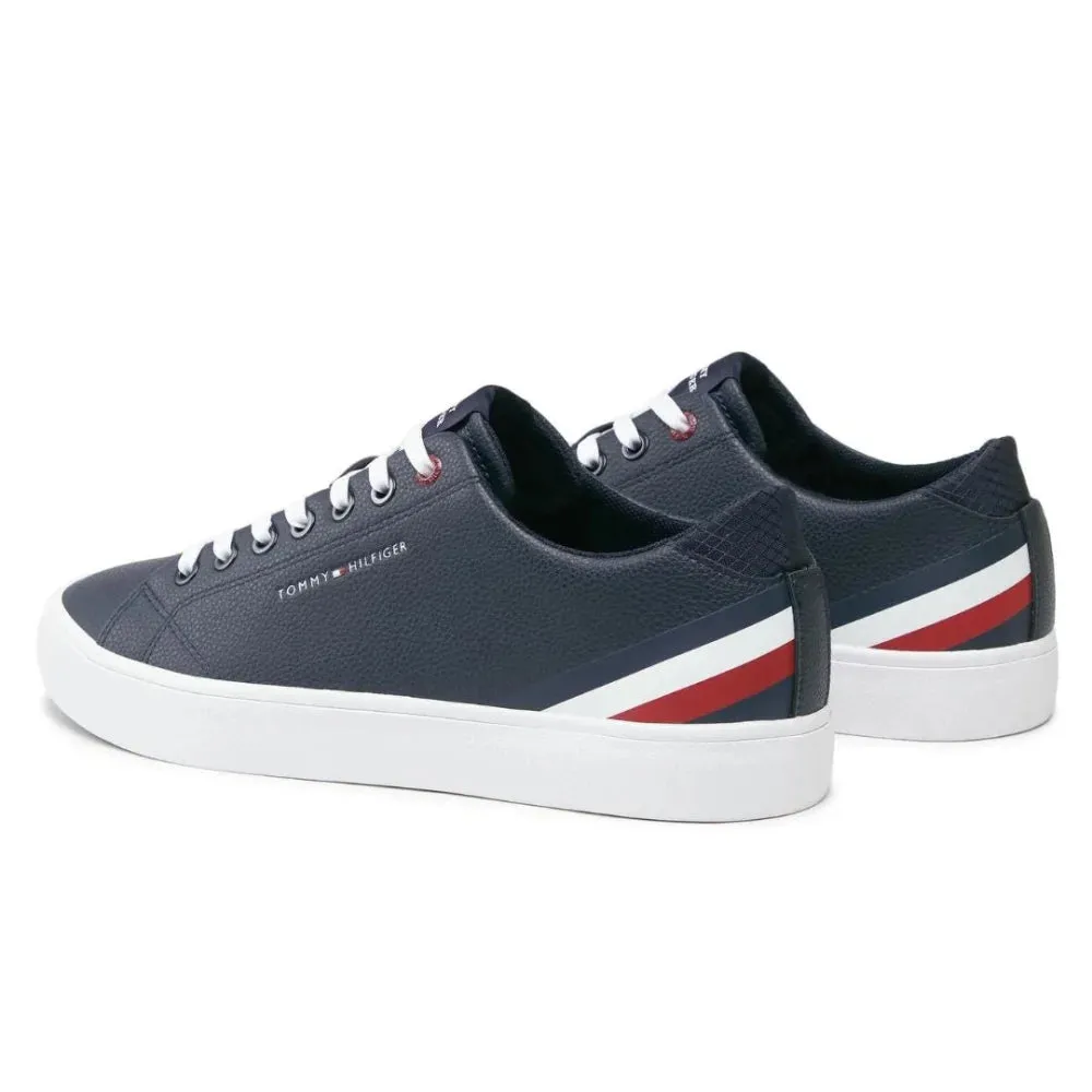 Tommy Hilfiger Th Hi Vulc Core Low LTH Stripes Sneaker Men - NVY