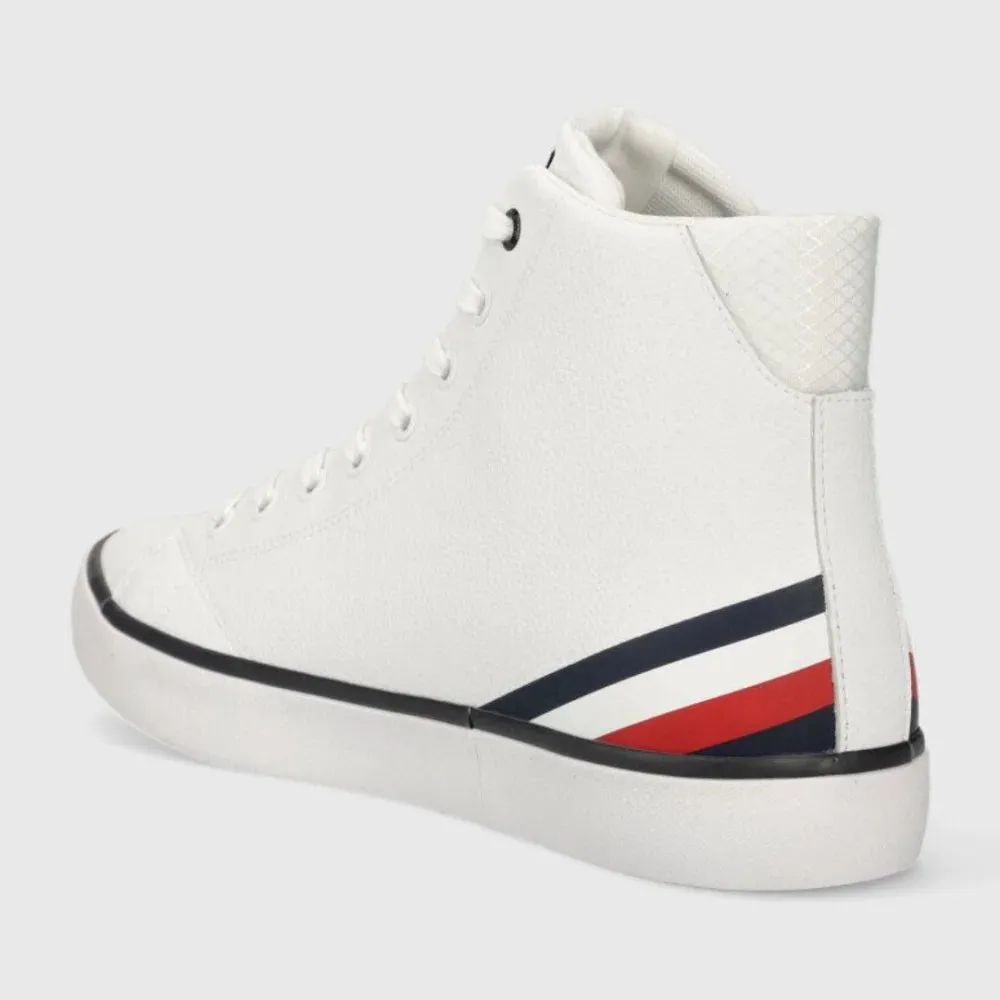 Tommy Hilfiger TH Hi Vulc Core LTH Sneaker Men - WHT