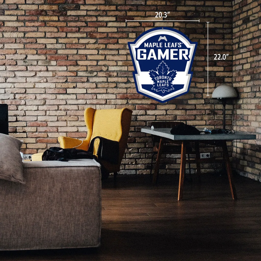 Toronto Maple Leafs 22" Gamer Controller Sign - PVC
