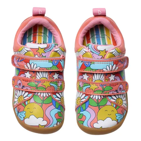 UK 2 Roamer Magic Pink Print Pre Walkers