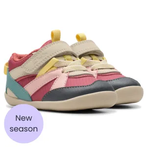 UK 3 Pink Combo Roamer Sport Pre Walkers