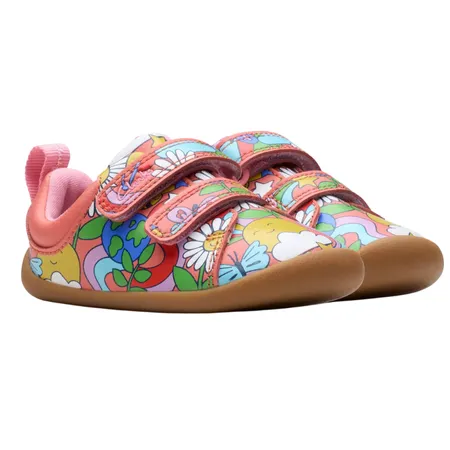 UK 4 Roamer Magic Pink Print Pre Walkers