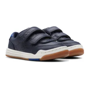 UK 7 Navy Urban Solo Velcro Strap Trainer