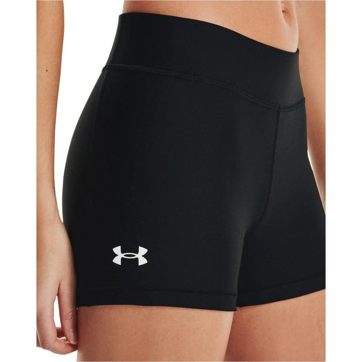 Under Armour HeatGear Mid Rise Womens Short Training Tights - Black