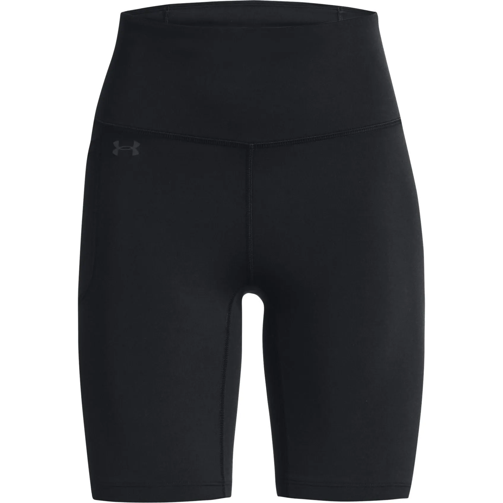 Under Armour Motion Womens Running Bike Short Tights - Black