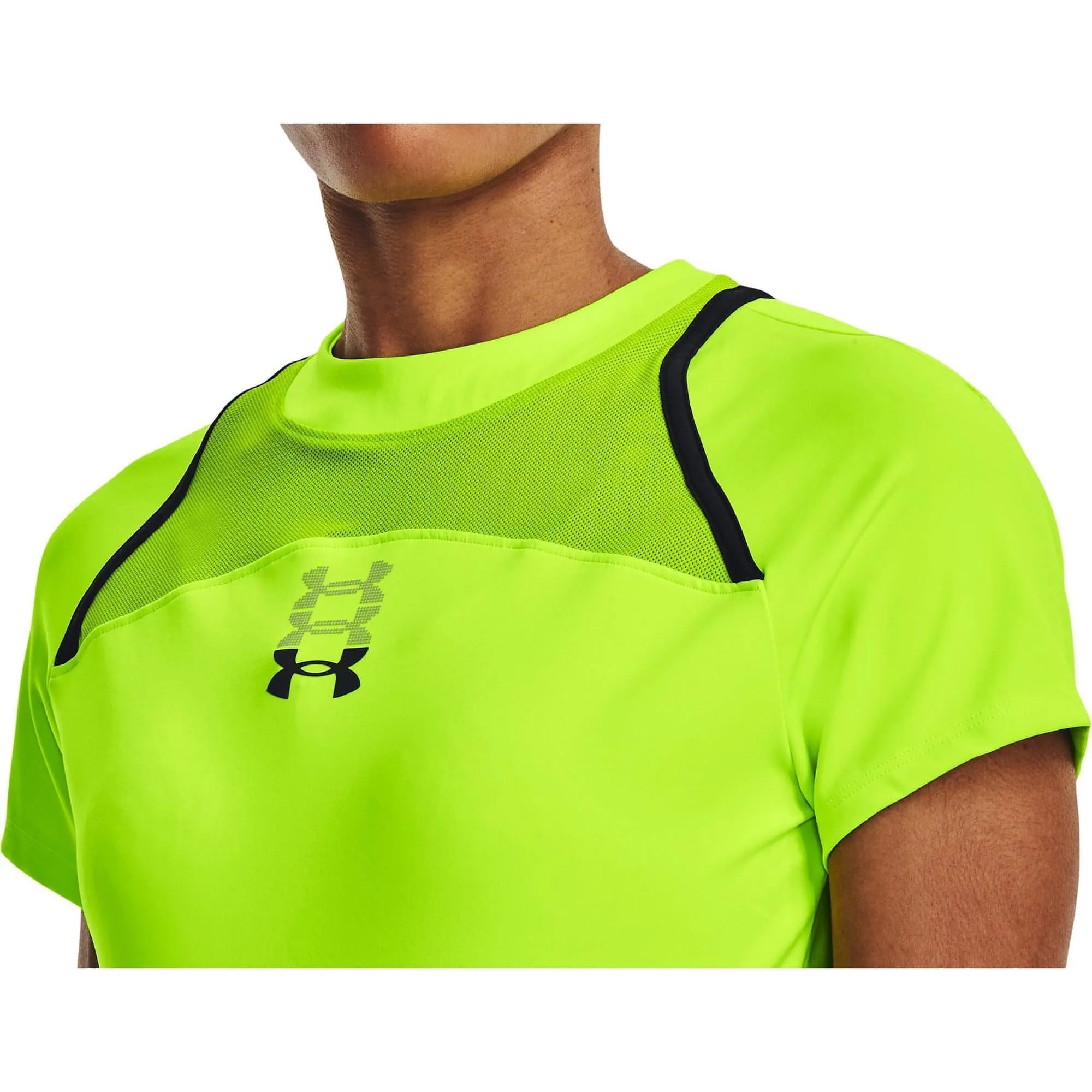 Under Armour Run Anywhere Cropped Short Sleeve Womens Running Top - Green
