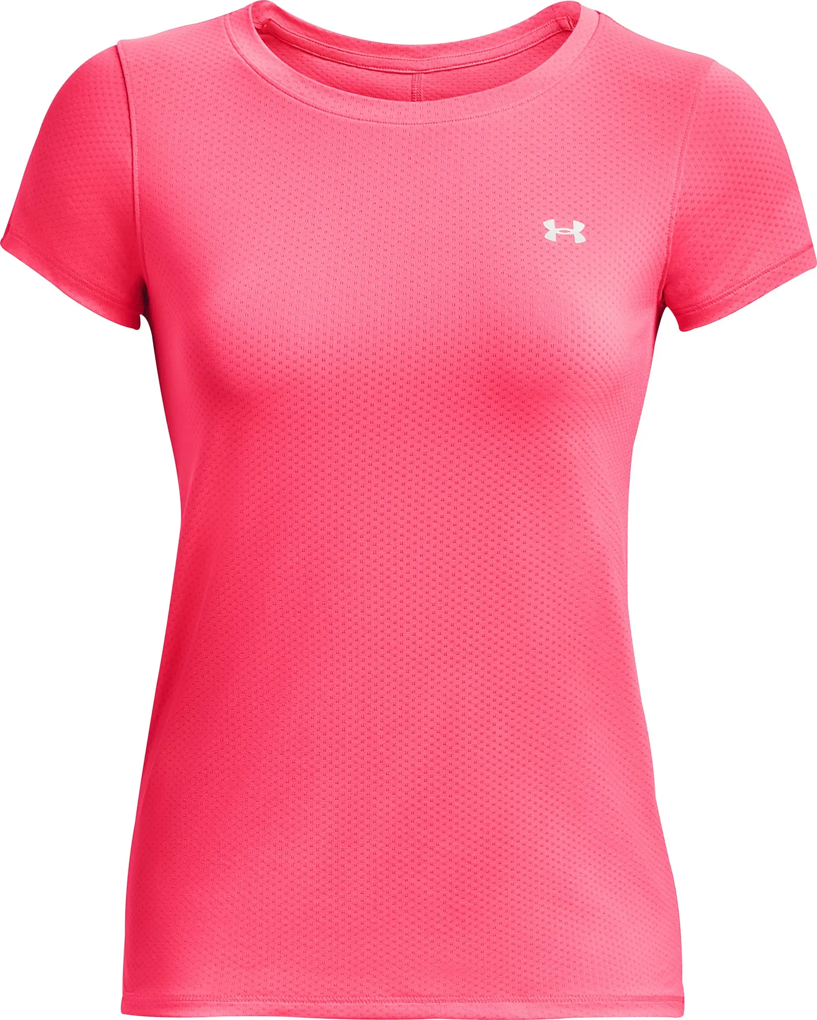 Under Armour Tech Mesh Short Sleeve Womens Running Top - Pink