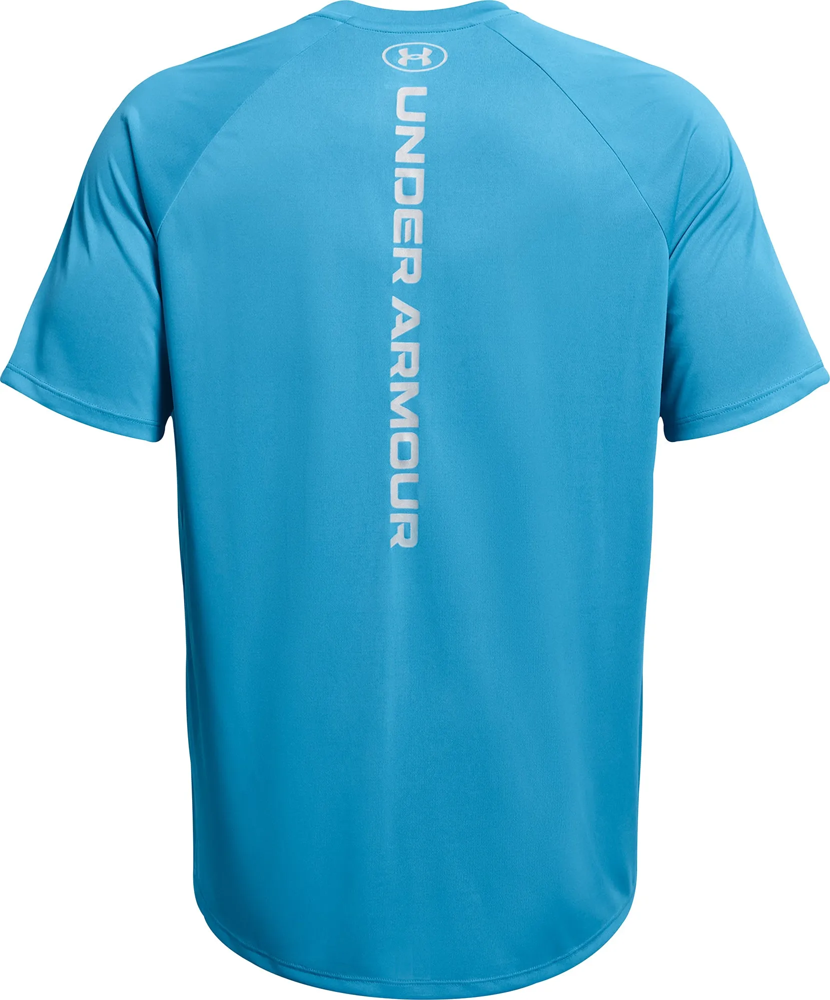 Under Armour Tech Reflective Short Sleeve Mens Running Top - Blue