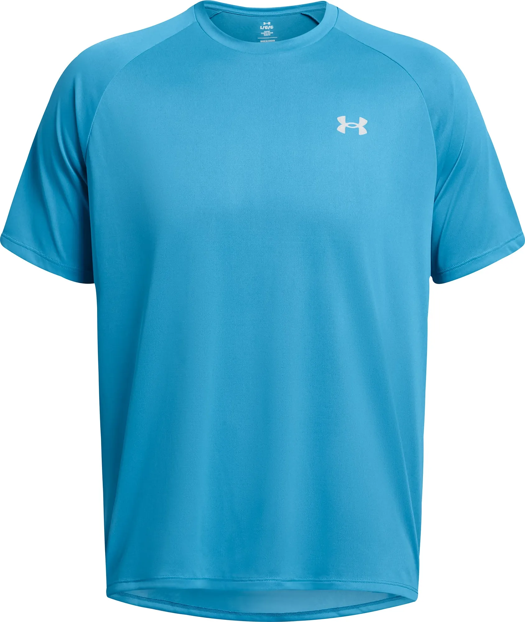 Under Armour Tech Reflective Short Sleeve Mens Running Top - Blue