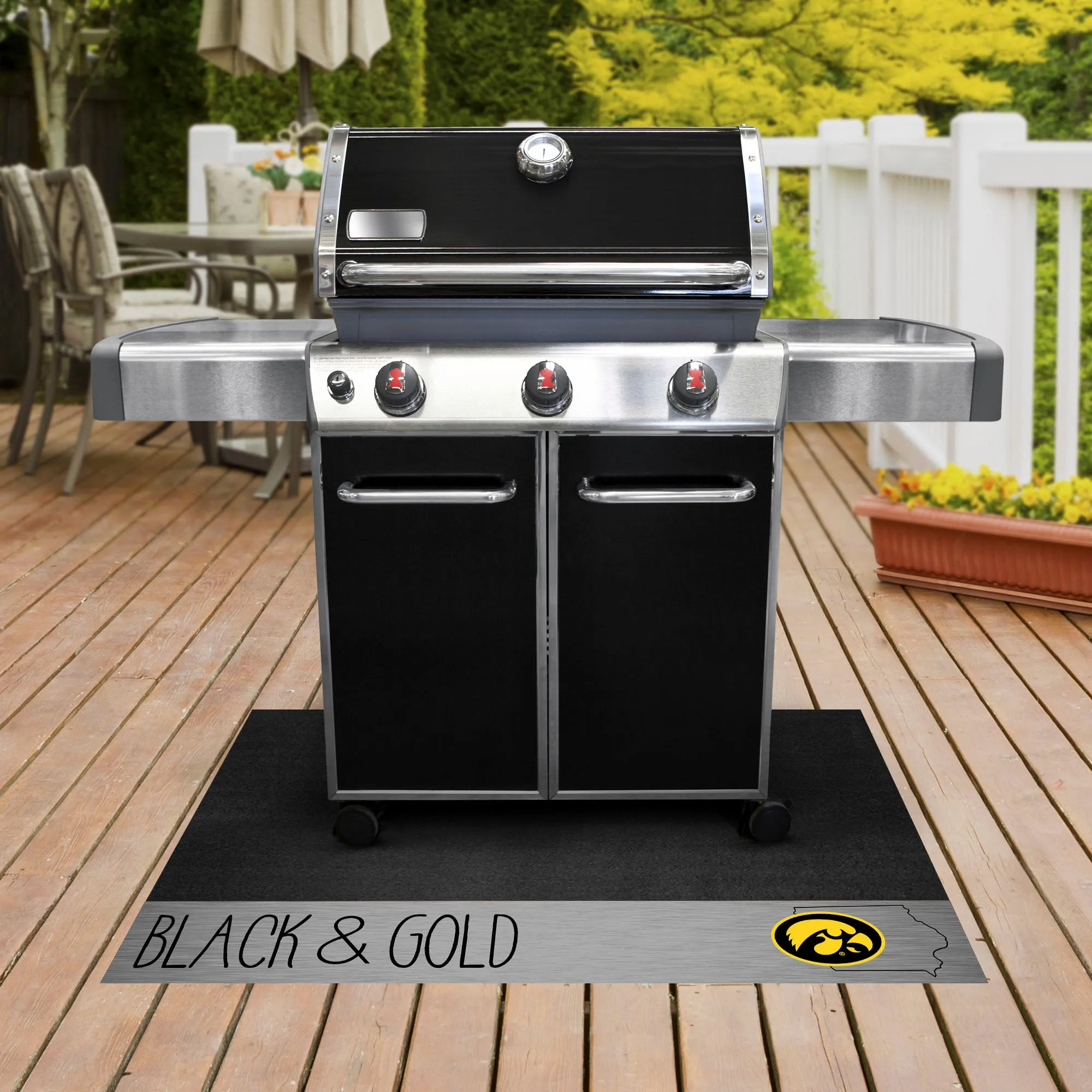 University of Iowa Grill Mat - Southern Style