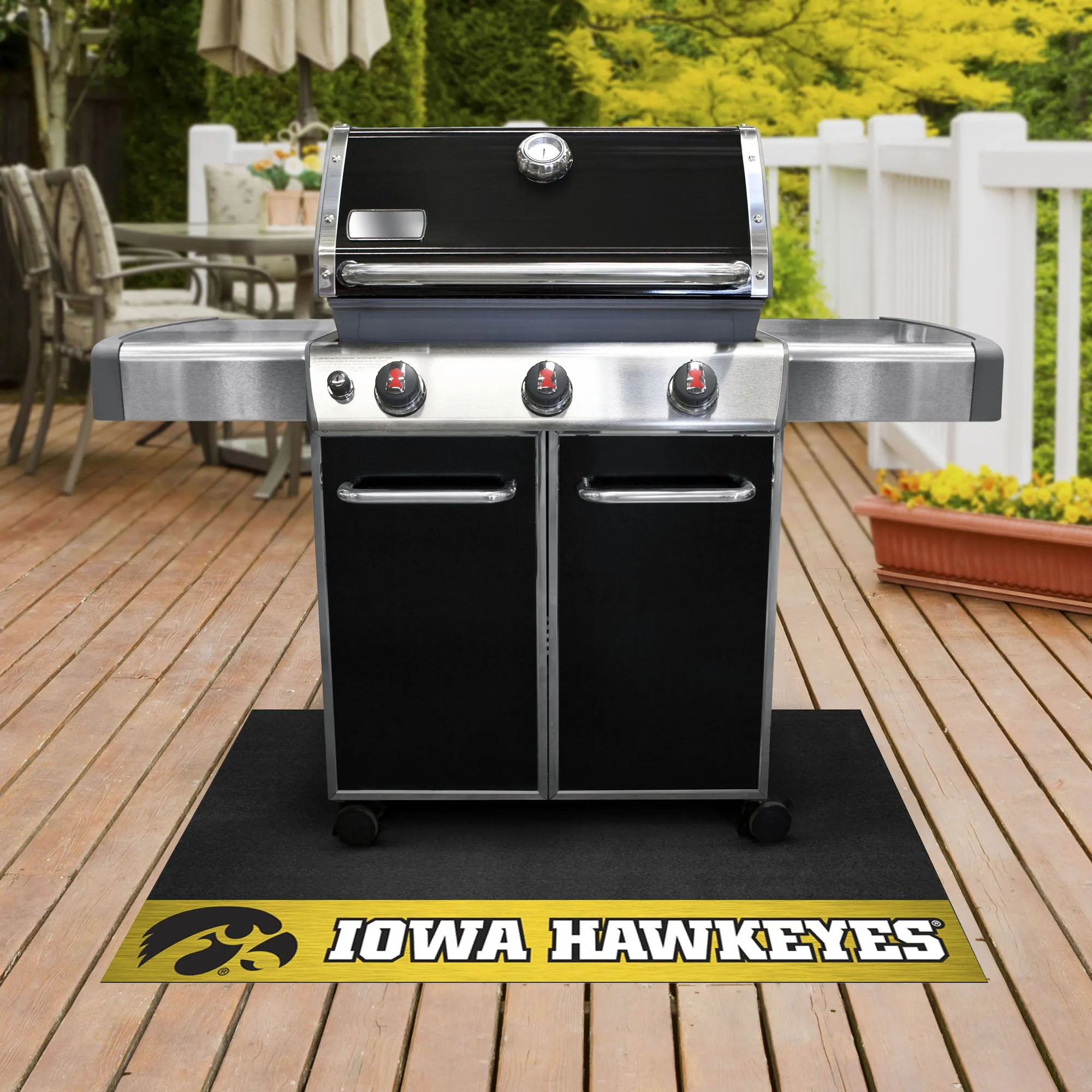 University of Iowa Grill Mat - Standard