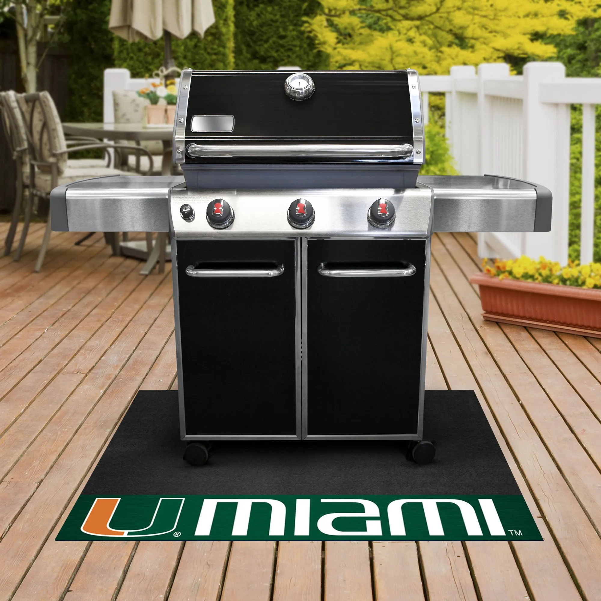 University of Miami Grill Mat - Standard