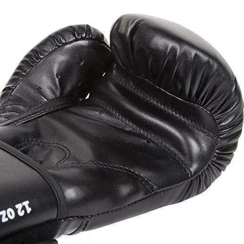 Venum Contender Boxing Gloves - 10 oz, Black/Black, 10 oz
