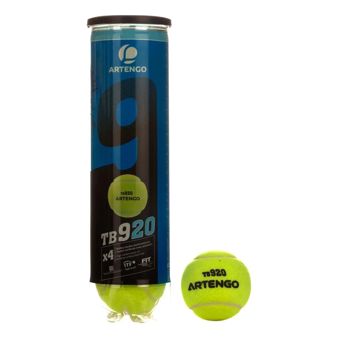 Versatile Tennis Ball TB 920 4-Pack - Yellow