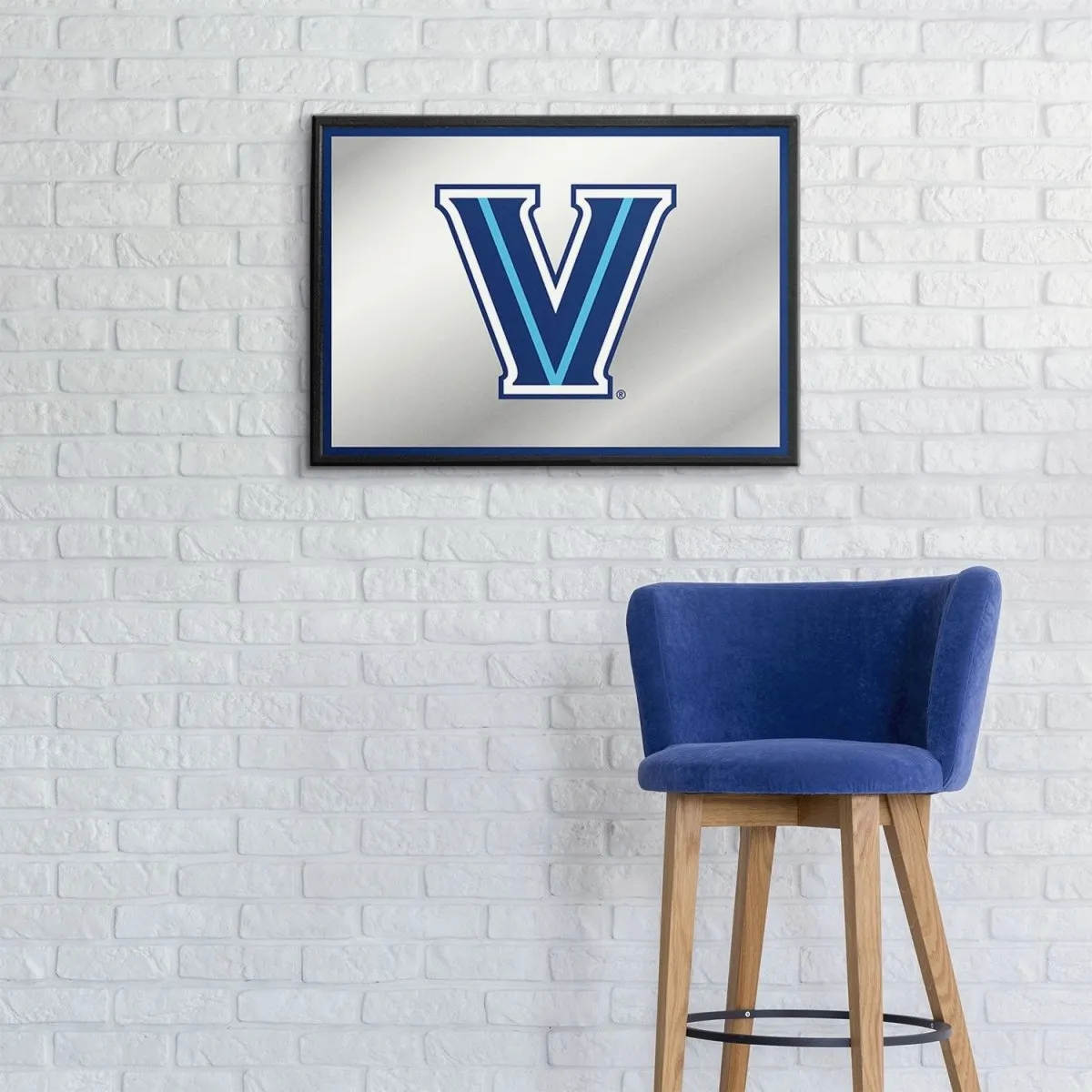 Villanova Cavaliers: Framed Mirrored Wall Sign