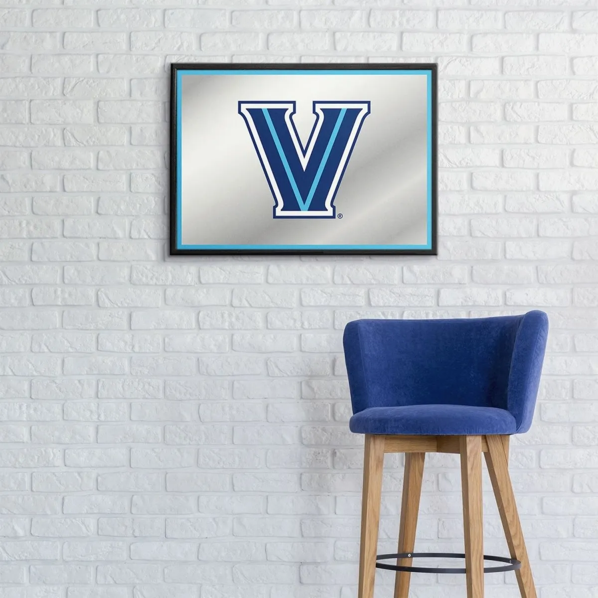 Villanova Cavaliers: Framed Mirrored Wall Sign